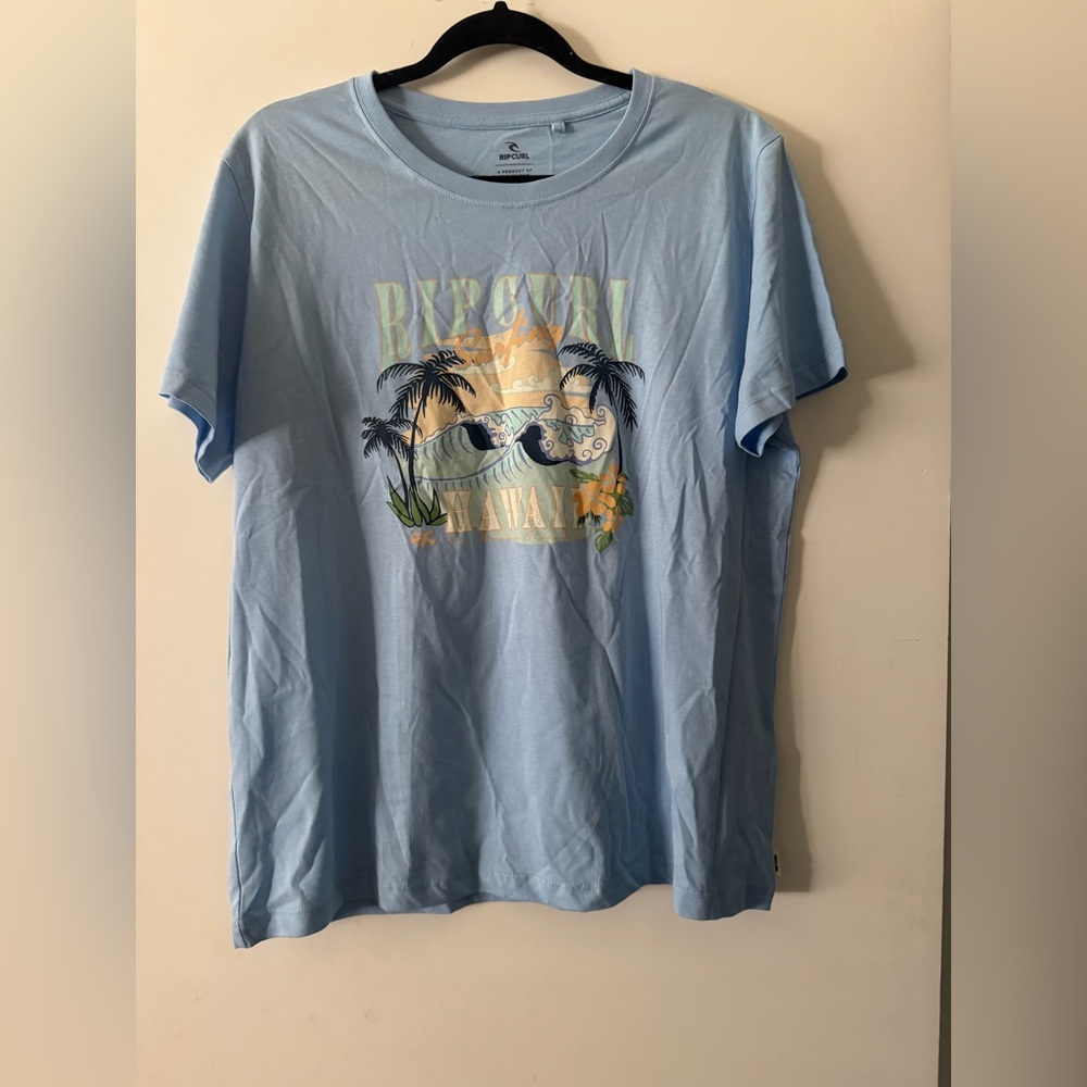 Rip Curl Light Blue Hawaii Graphic Tee